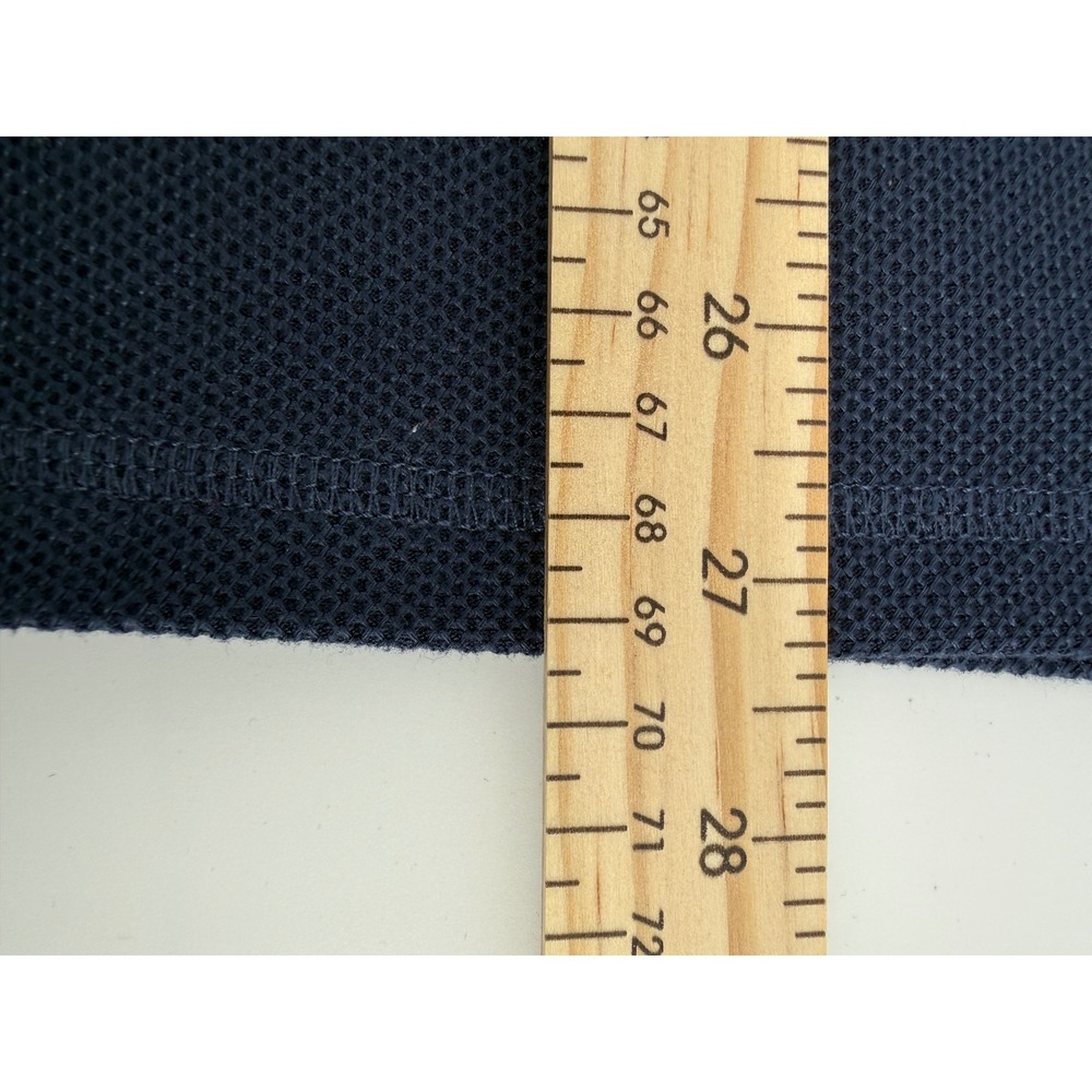 Tommy Bahama Mens Medium Navy Blue Waffle Knit Long Sleeve Marlins Logo Pullover - Picture 5 of 6